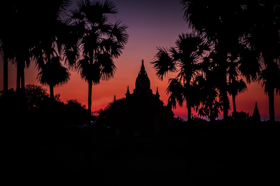 Myanmar Bagan sunset